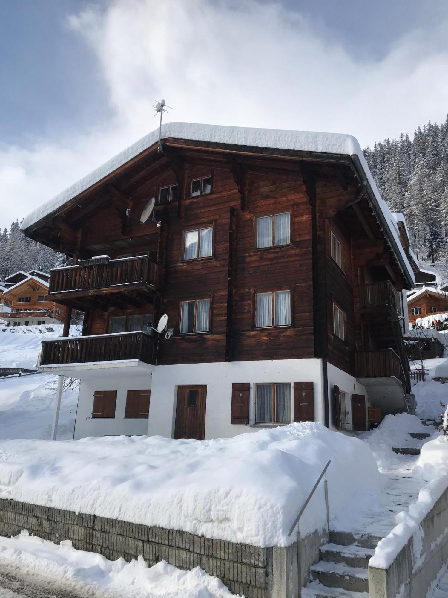Ferienwohnung Im Chalet Boubou Wiler Exteriér fotografie
